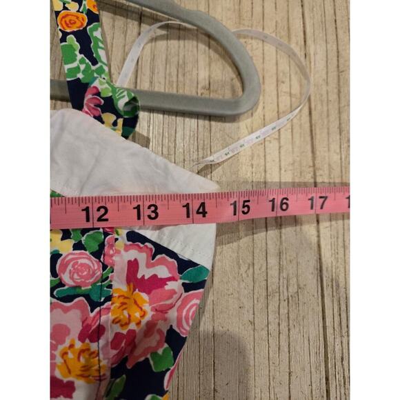 Lilly Pulitzer Women's Floral Halter Dress 4 Multicolor Short Garden Party Bloom - Picture 14 of 14